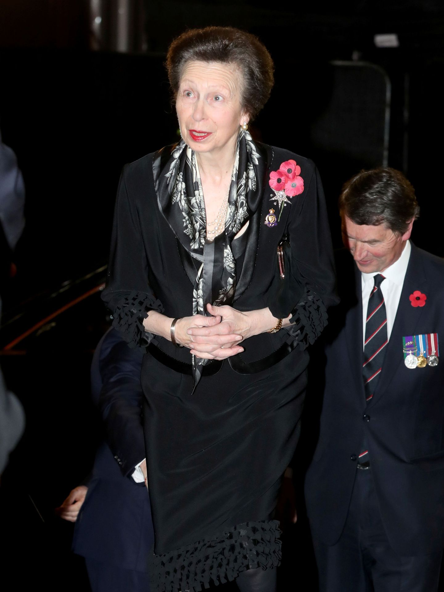 La princesa Anne a su llegada. (Reuters)