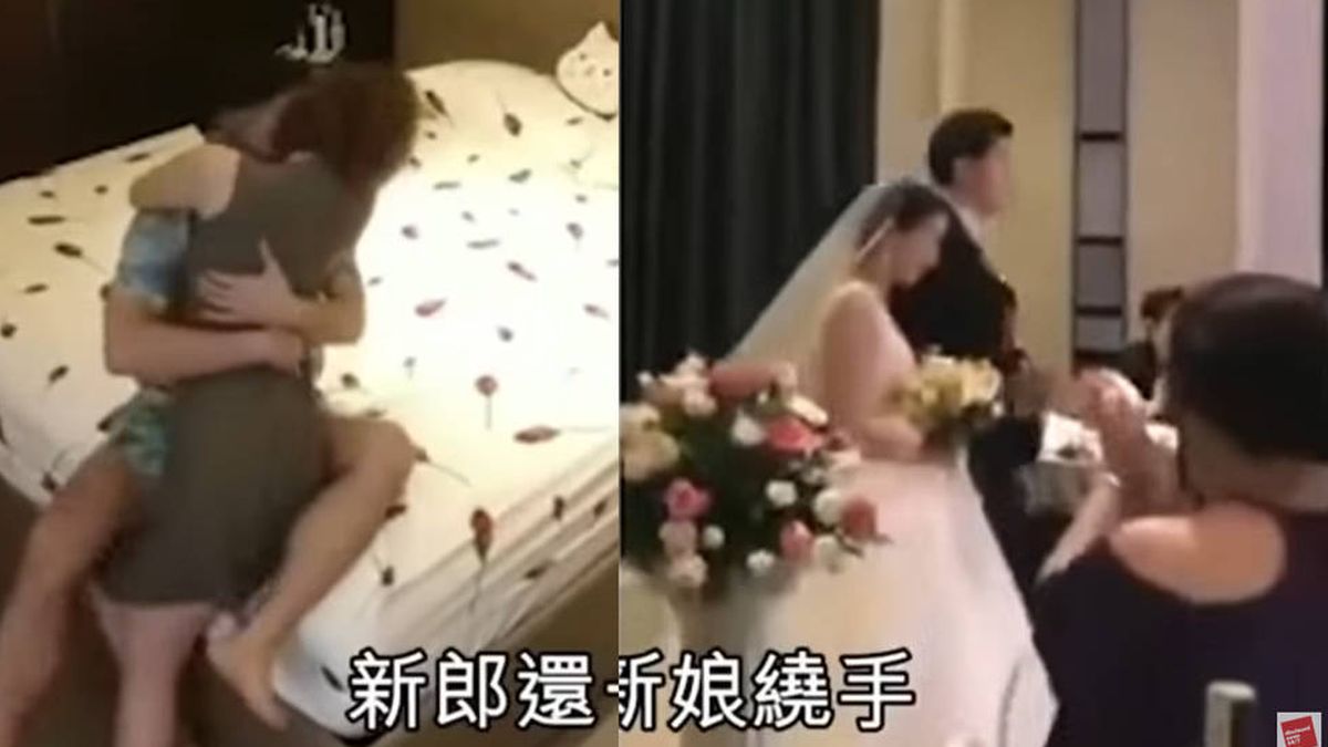 Graba a su novia siendo infiel con su cuñado y pone el vídeo el día de su boda