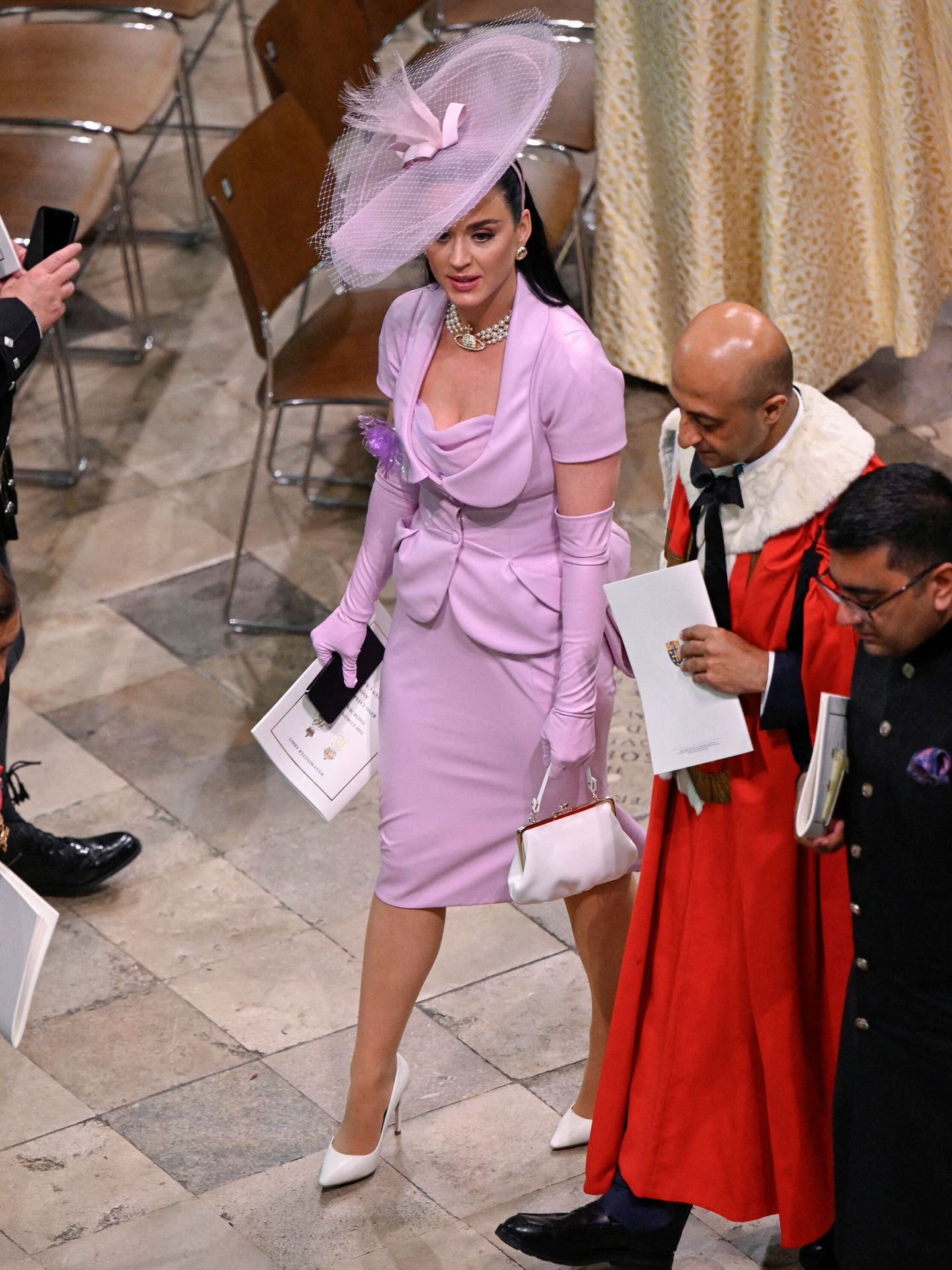 Katy Perry, en Londres durante la coronación. (Reuters/Pool/Gareth Cattermole)