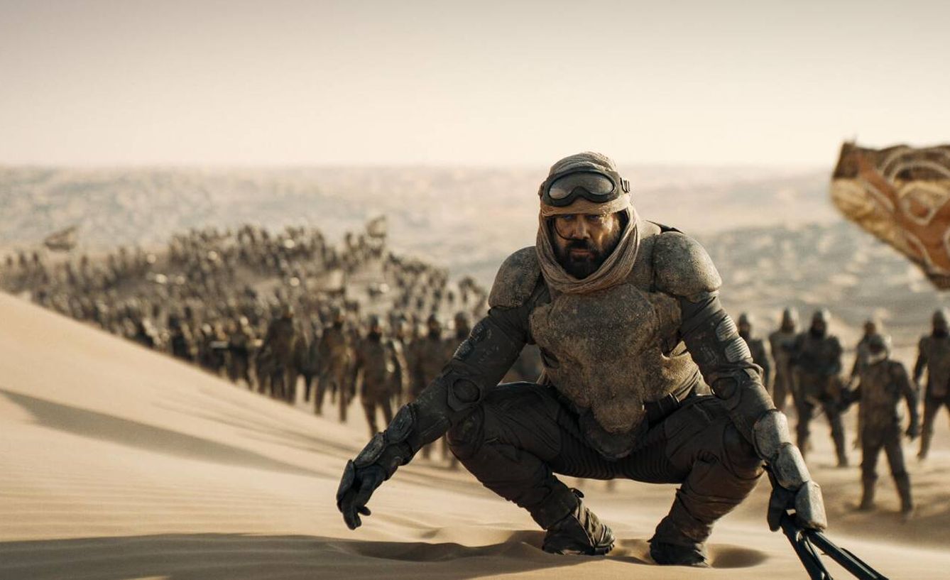 Javier Bardem, en un momento de 'Dune: parte II'. (Warner)