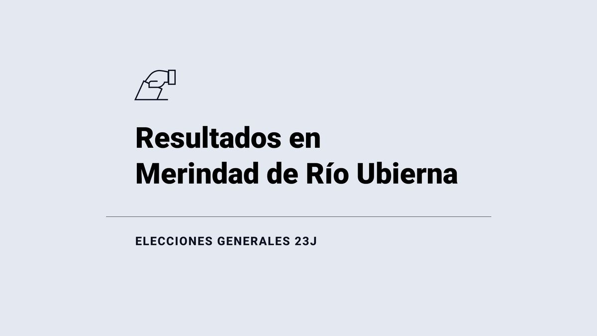 Votos, escaños, escrutinio y ganador en Merindad de Río Ubierna: resultados de las elecciones generales del 23 de julio del 2023