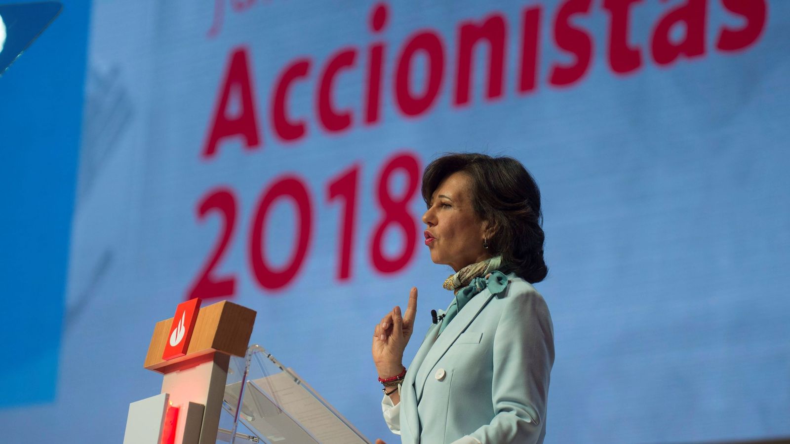 Foto: La presidenta del Banco Santander, Ana Botín. (EFE)
