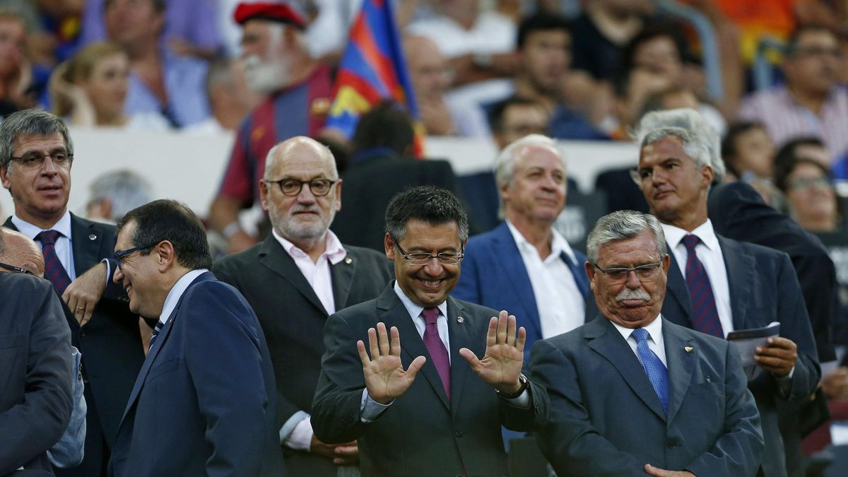 El Barça entra en la campaña del 27-S sin querer y su presidente no dice ni pío