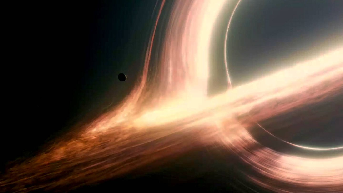 Visualización de un mundo cerca de un agujero negro. (Paramount/Legendary)