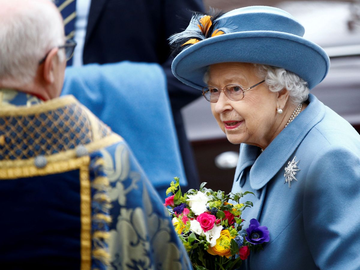 Foto: La reina Isabel, en la misa por el Día de la Commonwealth. (Reuters)