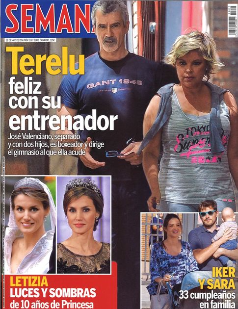 Portada de la revista 'Semana' con Terelu y Valenciano