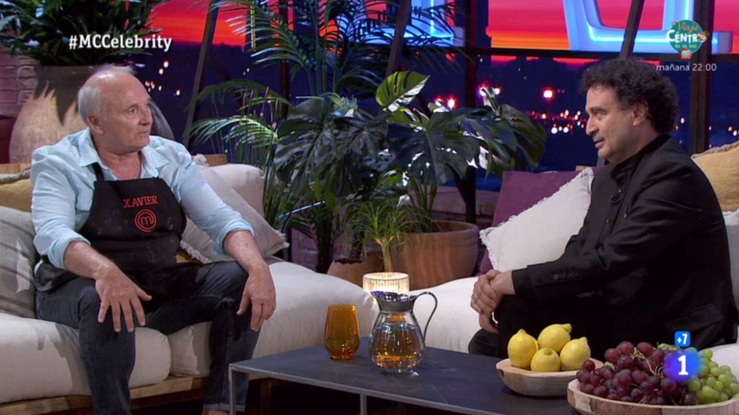 Xavier Deltell y Pepe Rodríguez en 'MasterChef Celebrity 7'. (RTVE)