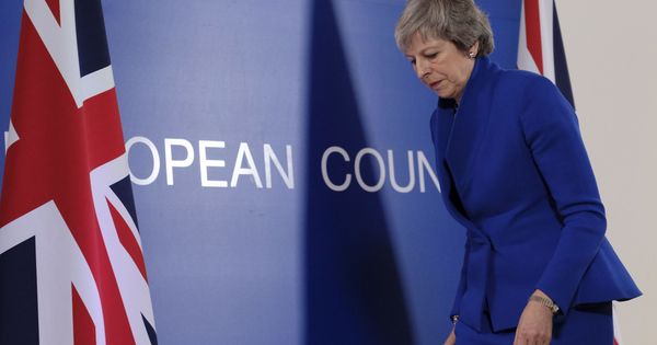 Foto: La primera ministra británica, Theresa May, ofrece una rueda de prensa al término de la cumbre europea, en Bruselas. (Reuters)