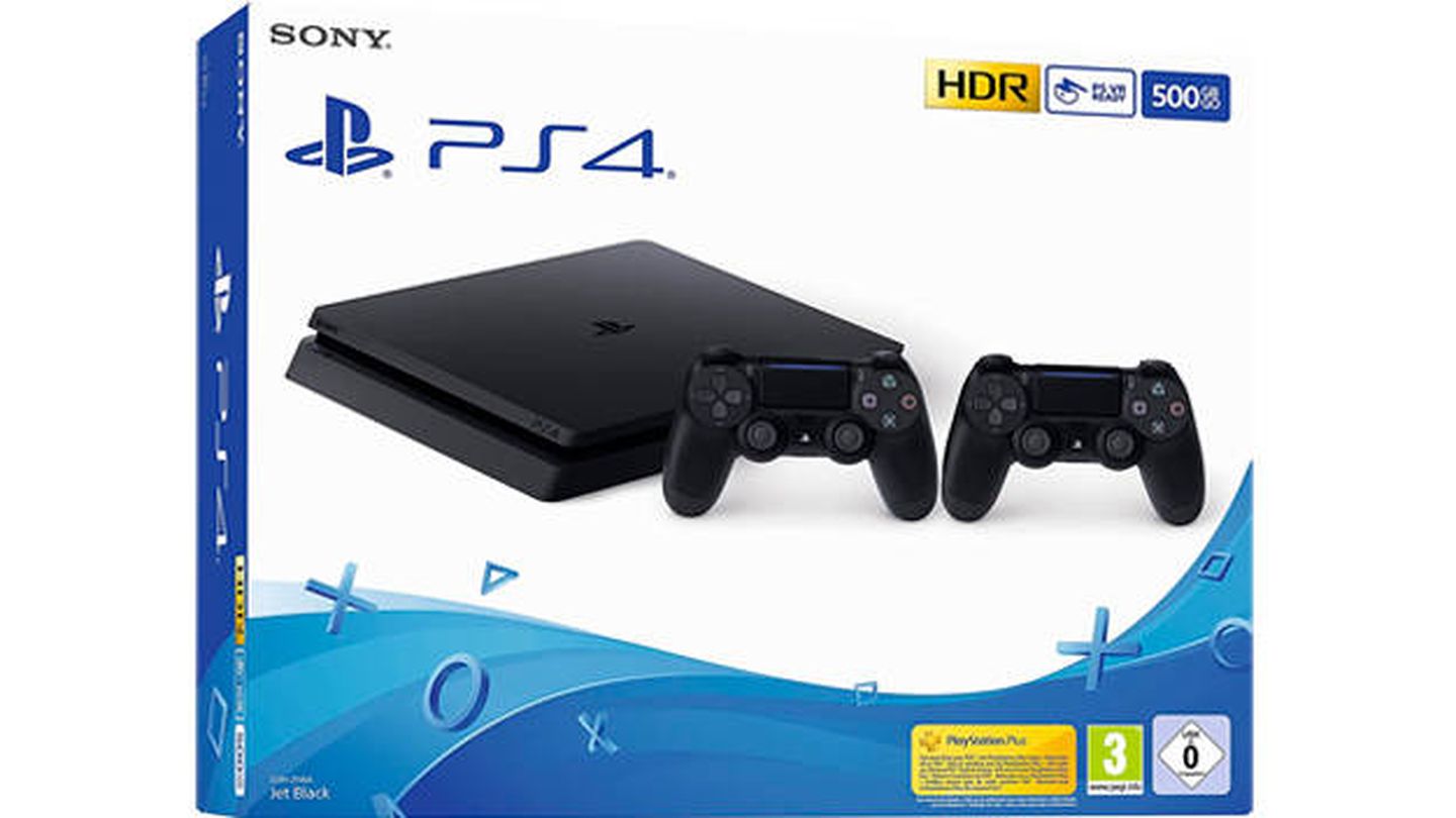 Playstation 4 (PS4) - Consola 500 GB   2 mandos Dual Shock 4