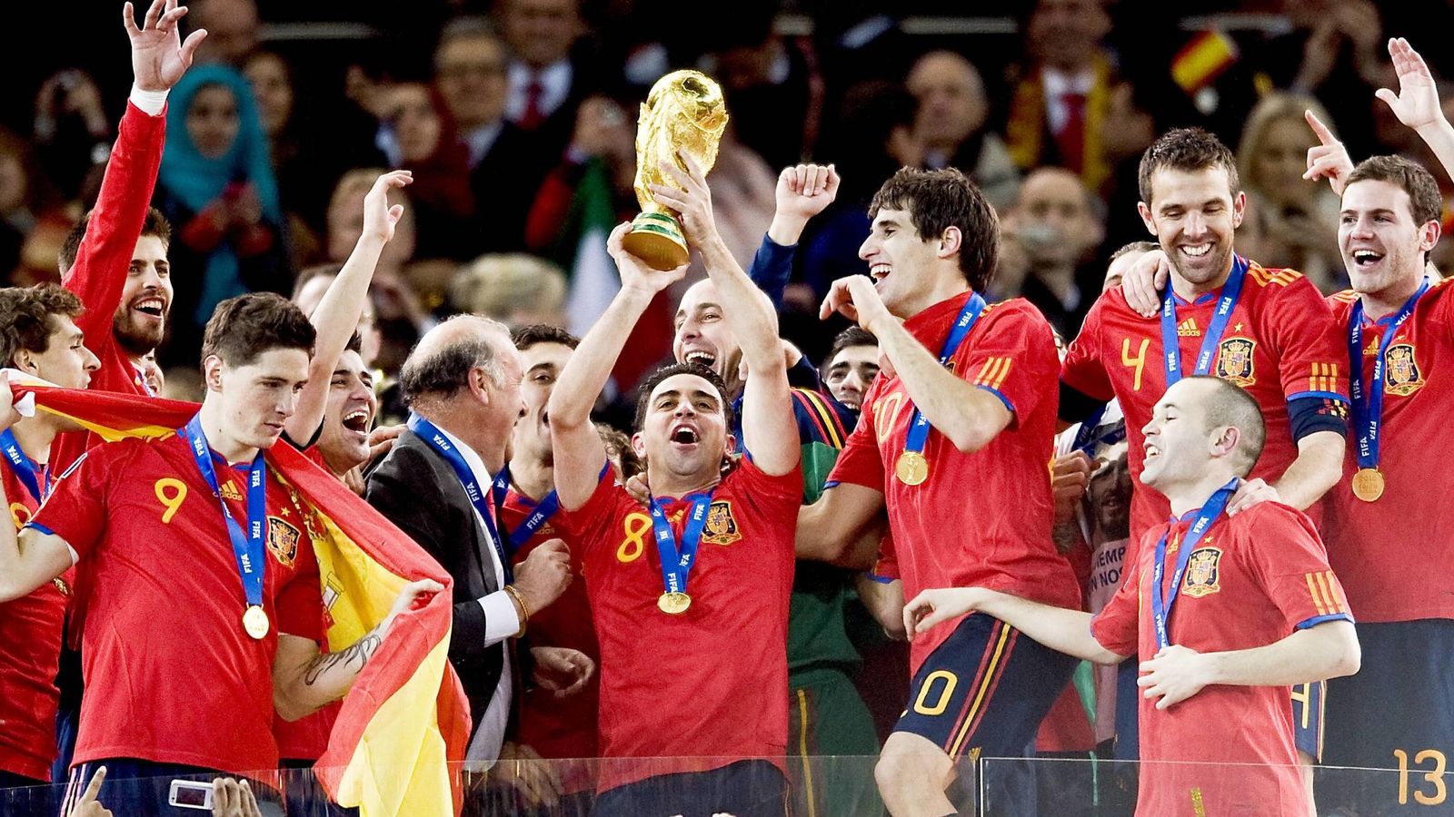 Foto: Xavi Hernández ganó un Mundial y dos Eurocopas con la Selección española. (Imago)
