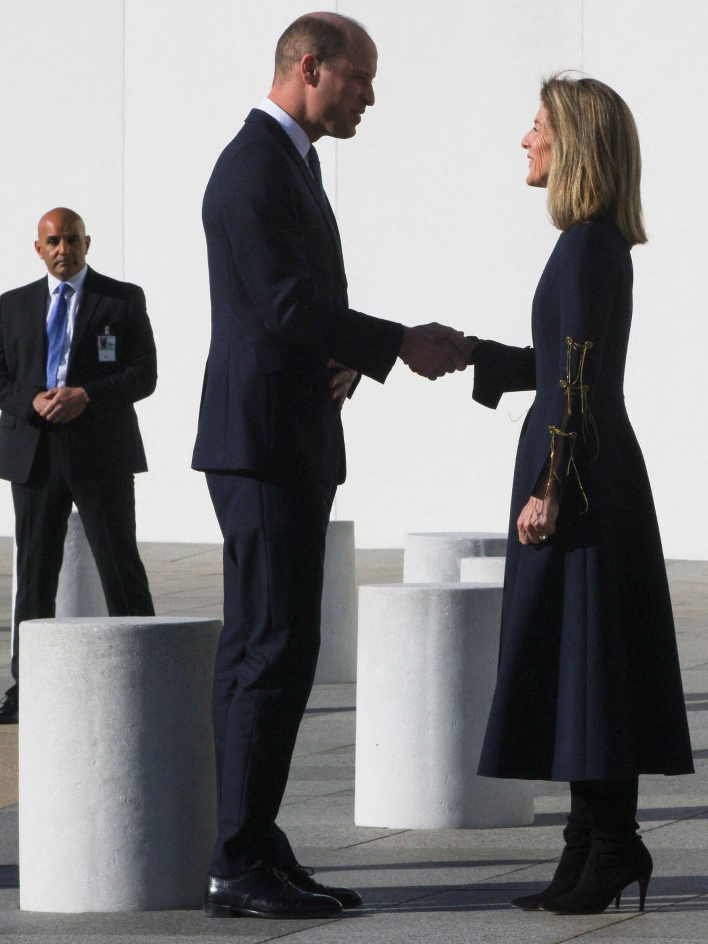 El príncipe Guillermo, con Caroline Kennedy. (Reuters/Brian Snyder)