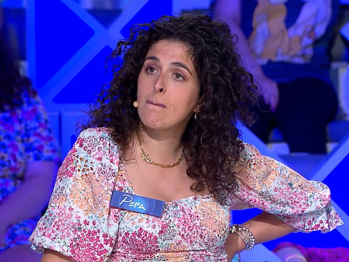 Foto: Pepa, en 'La ruleta de la suerte'. (Antena 3)