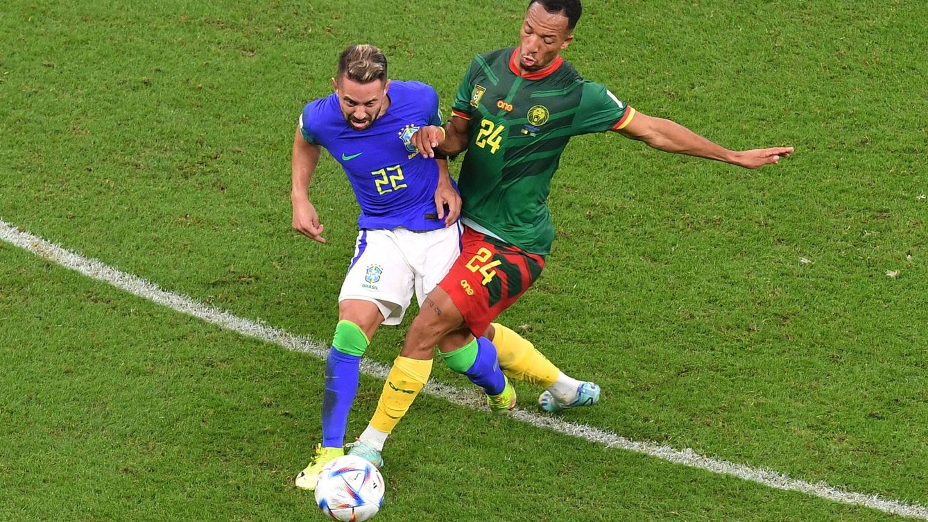 Esquivar Calma parilla Camerún vs Brasil, partido del Mundial en directo