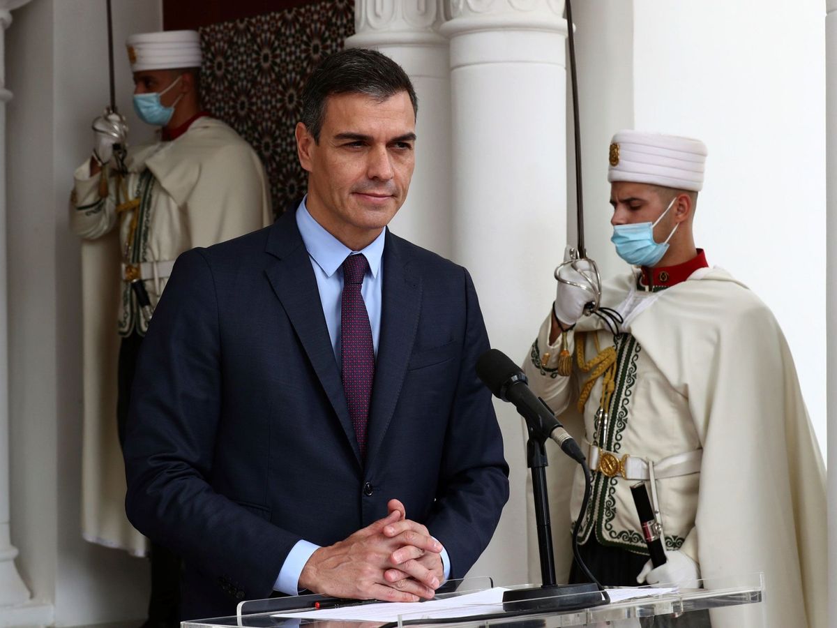Foto: El presidente del Gobierno, Pedro Sánchez, durante una visita oficial a Argelia en 2020. (EFE/Moncloa/Fernando Calvo)