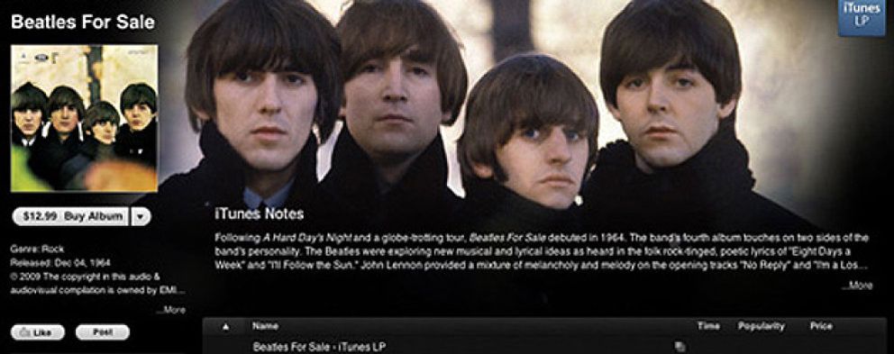 Foto: Los Beatles se rinden ante iTunes