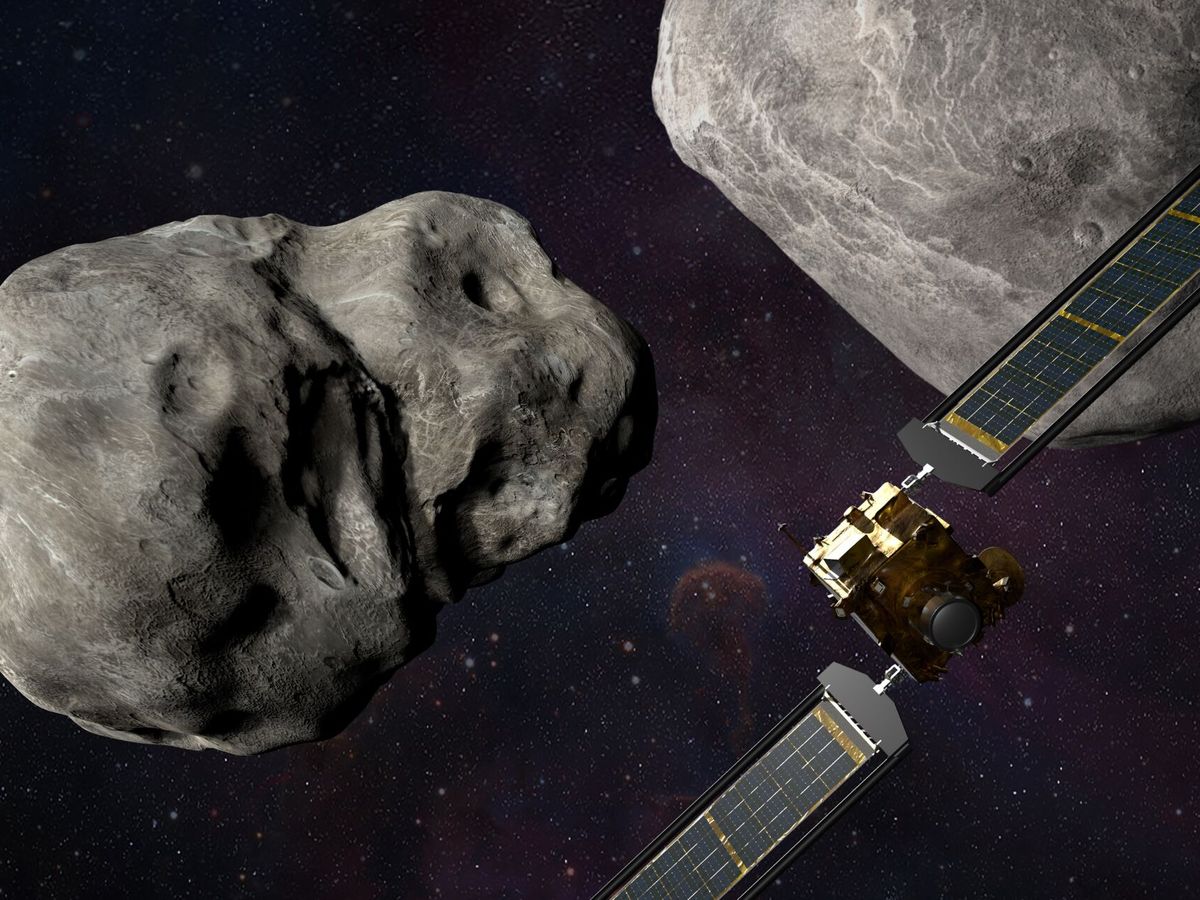 Foto: La NASA descarta que algún asteroide choque con la Tierra en 100 años. (EFE/ NASA Johns Hopkins APL Steve Gribben)