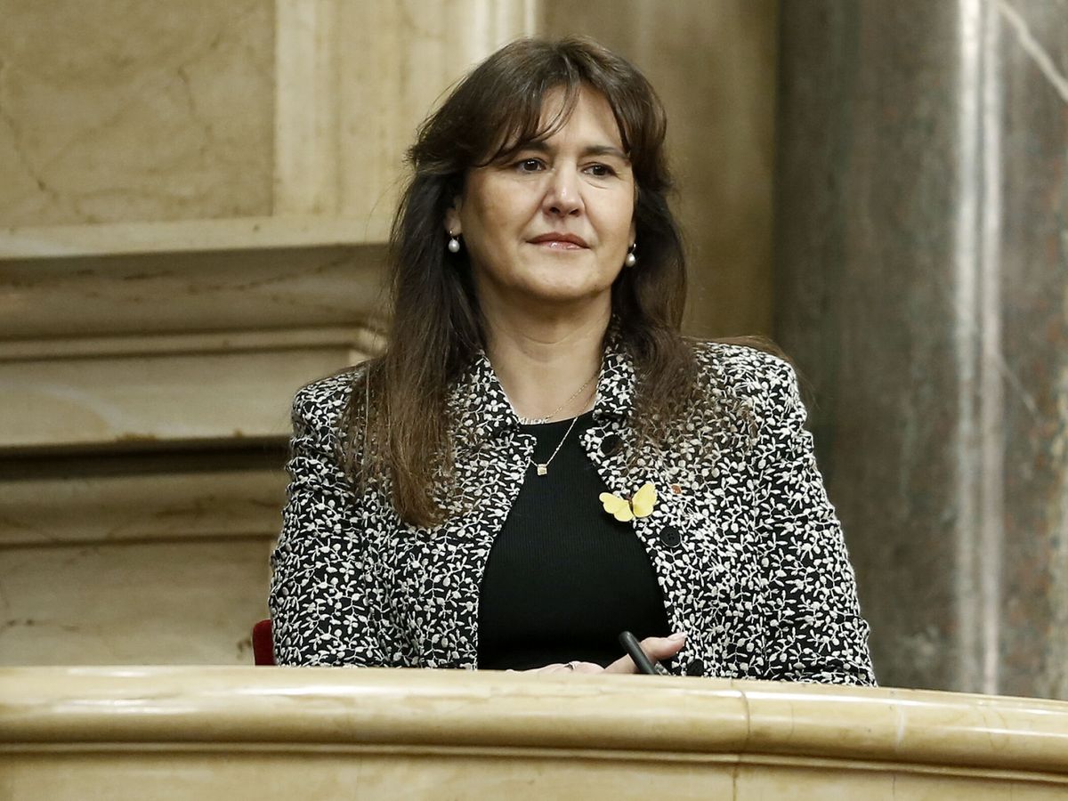 Foto: La ex presidenta del Parlament, Laura Borràs. (EFE/Andreu Dalmau)