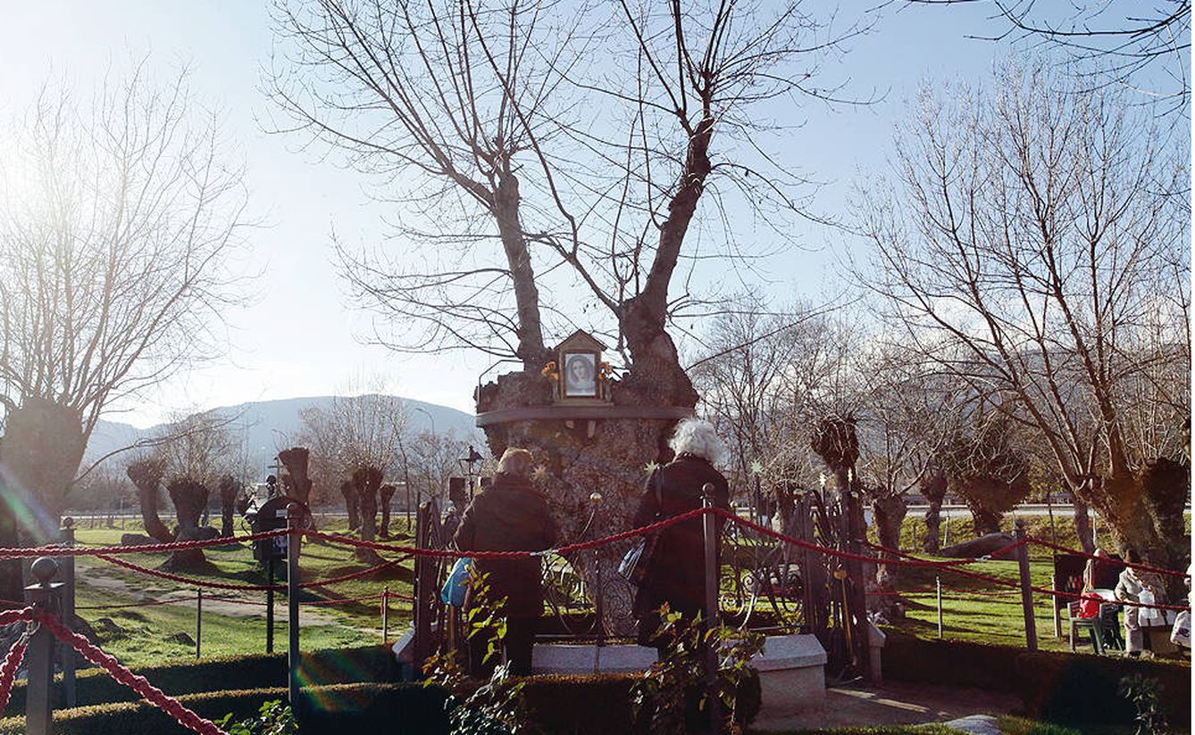 La finca Prado Nuevo, donde está enterrada la vidente de El Escorial. (Enrique Villarino)