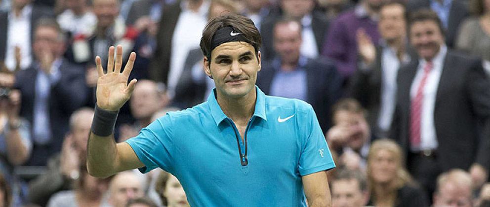 Foto: Roger Federer accede a cuartos de final de Holanda