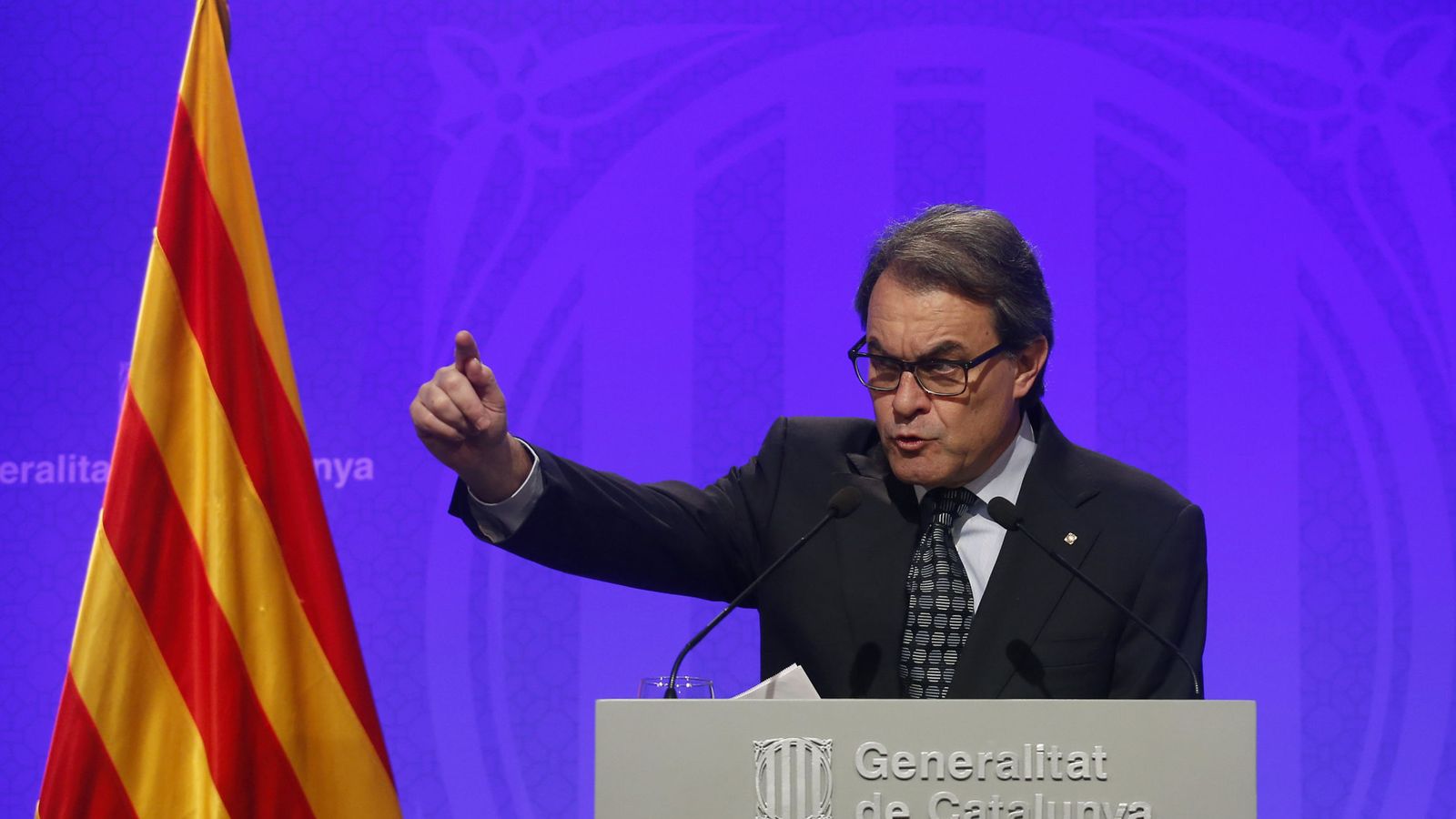 Foto: El discurso de Artur Mas ha sonado más a 'bronca' que a explicación. (Reuters)
