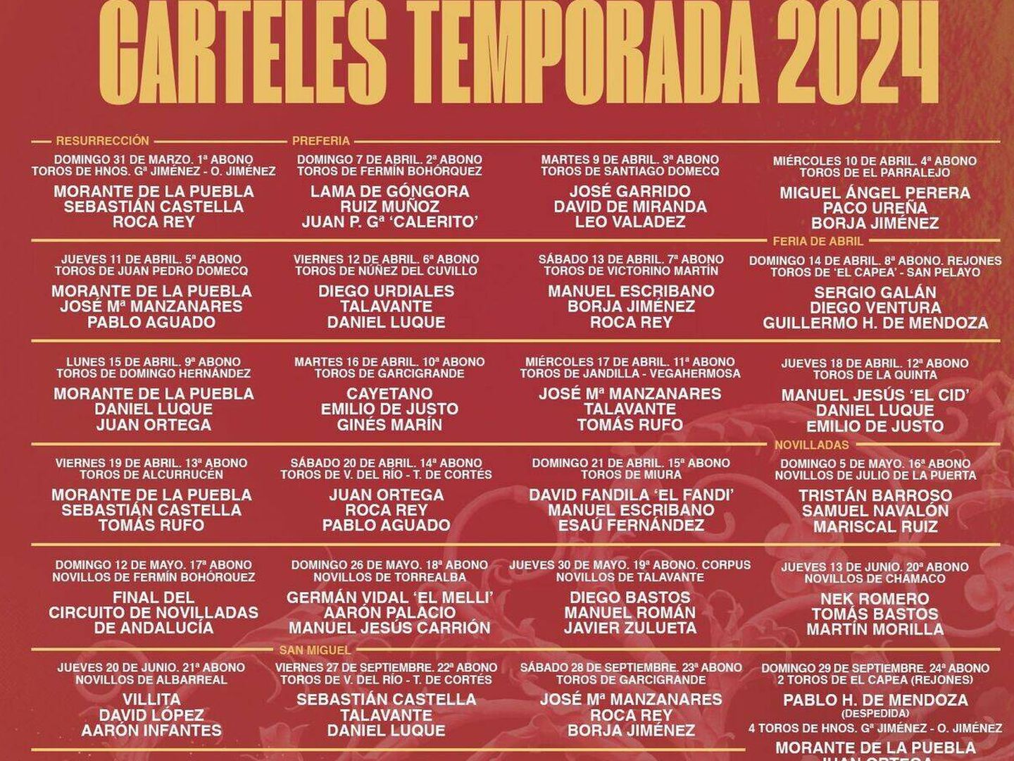 Cartel temporada 2024 (Diario de Sevilla)