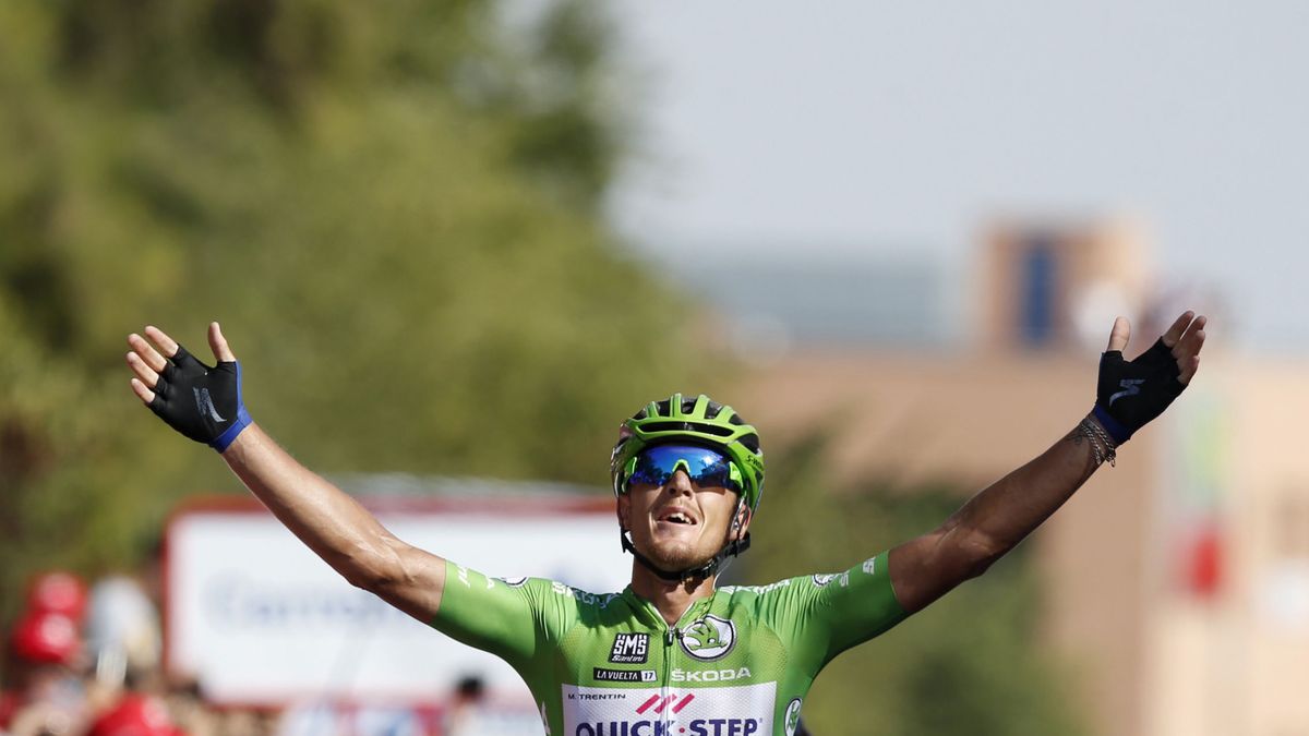 'Hat-trick' de Trentin, el único velocista que disfruta en la Vuelta