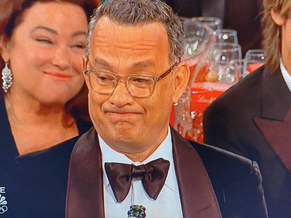Foto: Tom Hanks, en los Globos de Oro 2020. (NBC)