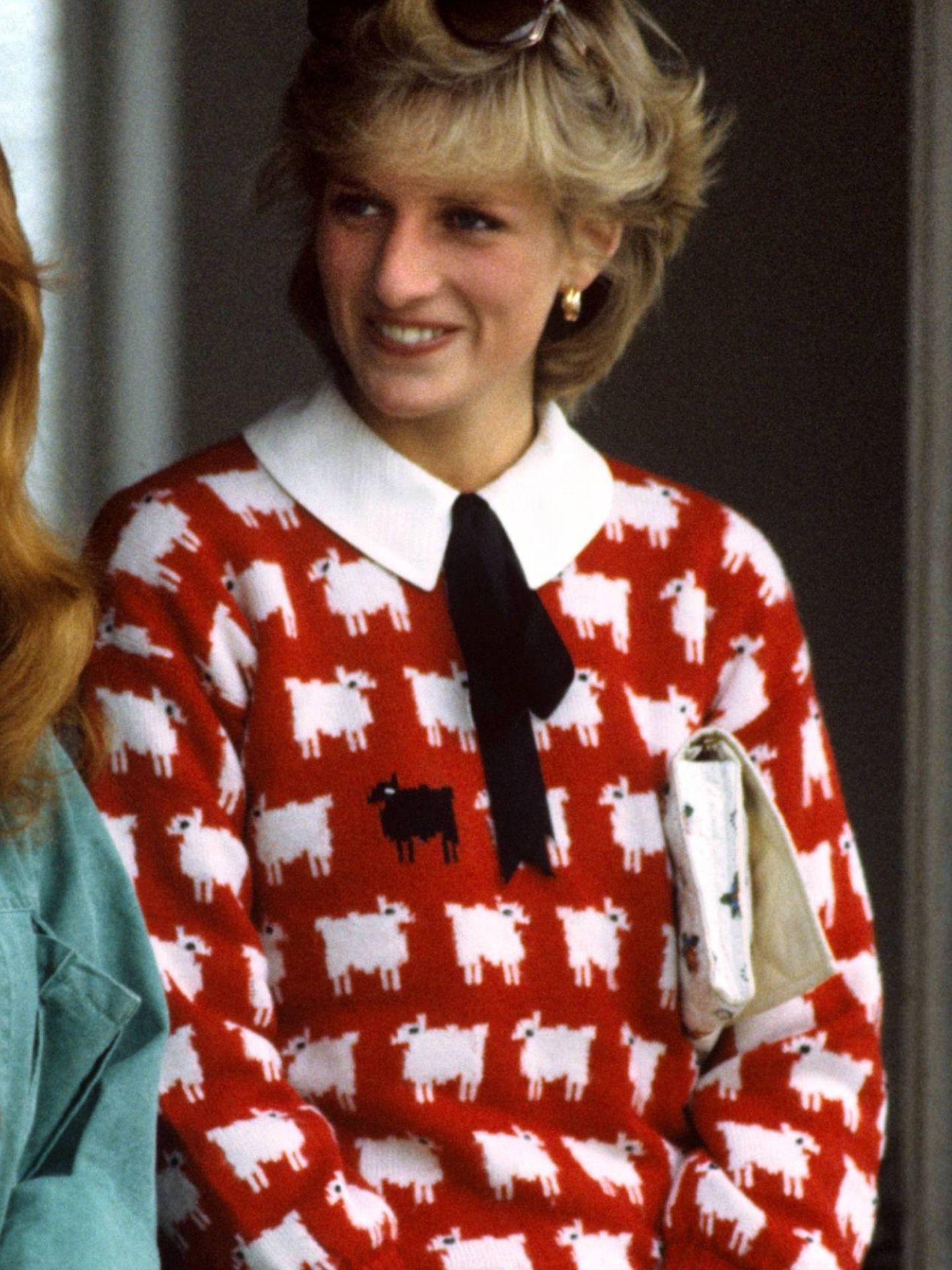 Diana de Gales en la década de los 80 con el jersey original. (Cordon Press)