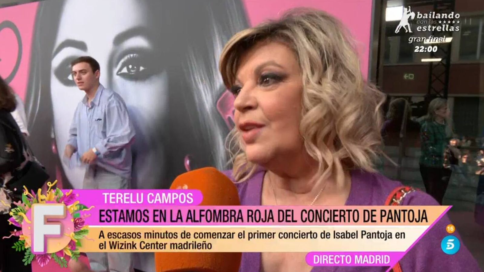 Terelu Campos es entrevistada por 'Fiesta'. (Mediaset España)