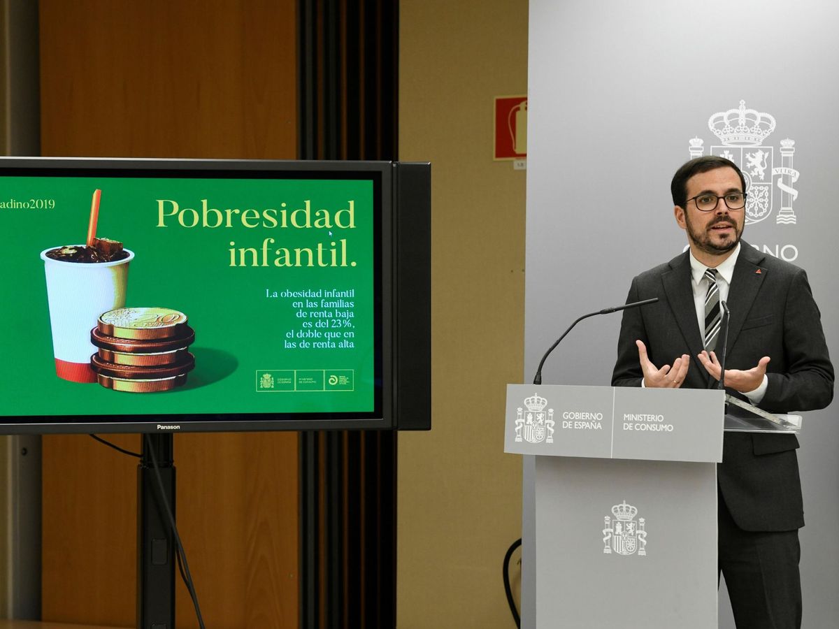 Foto: El ministro de Consumo, Alberto Garzón, (EFE)