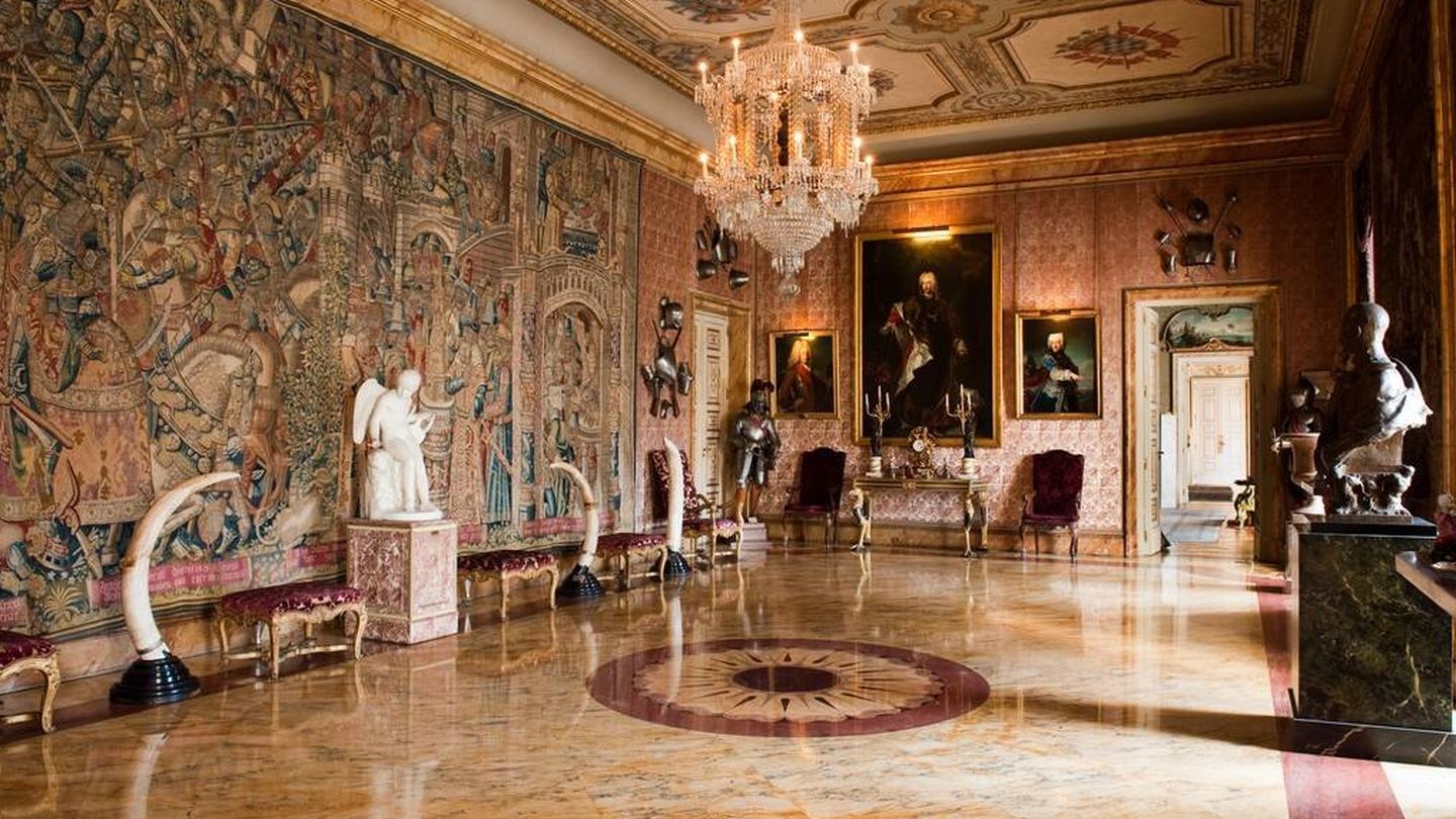 Interior del palacio de Liria. (Cortesía)