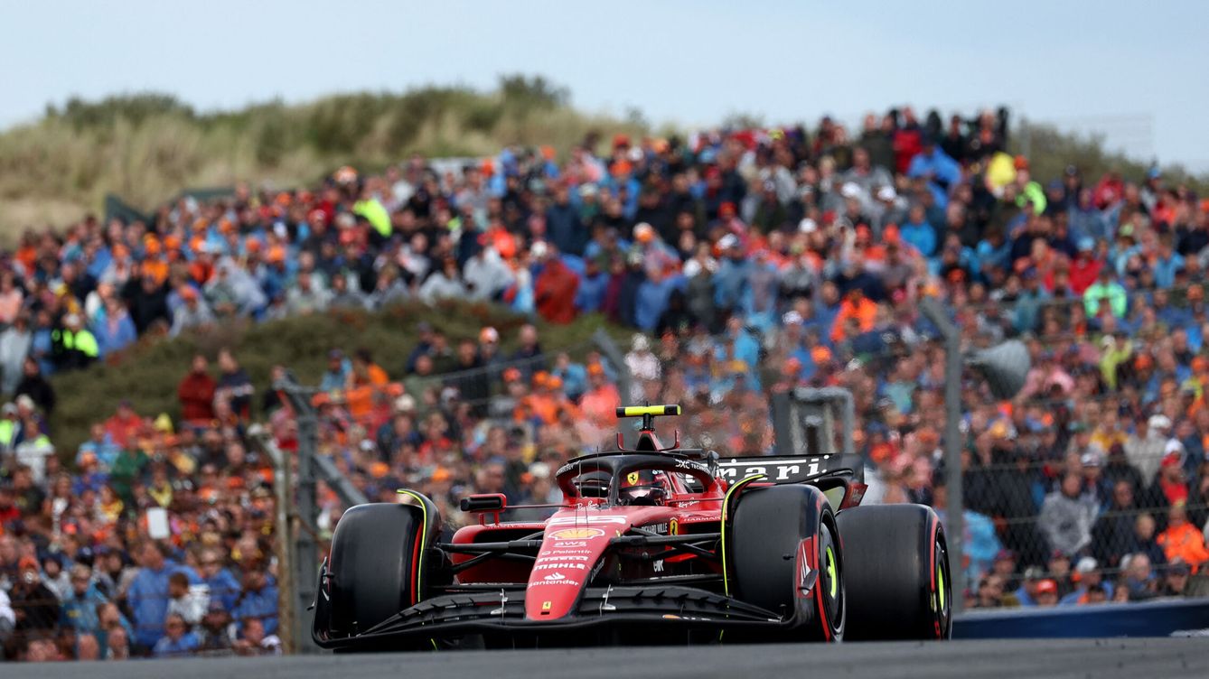 Foto: Sainz lograba un quinto puesto para Ferrari que inicialmente no estaba en la mesa con el SF23. (Reuters/Yves Herman)
