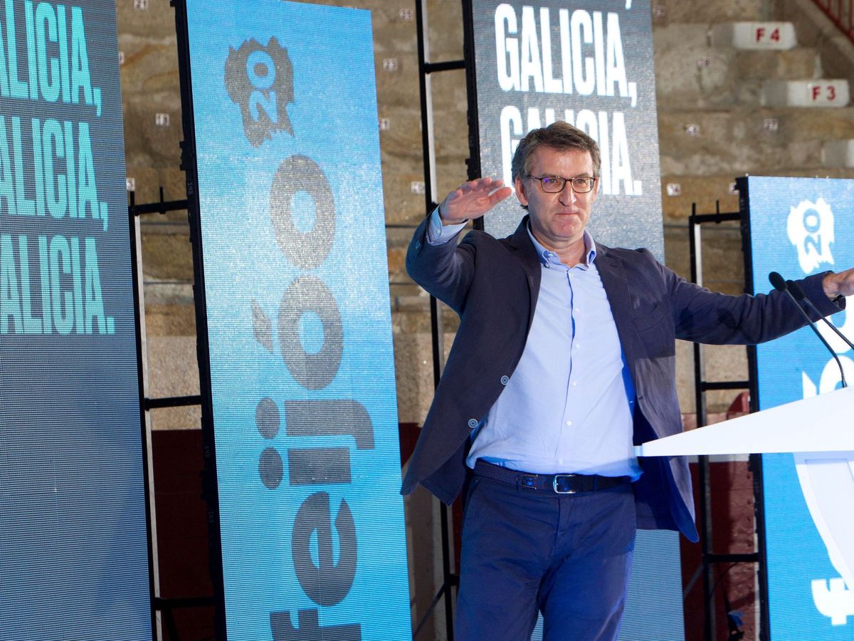 Foto: El actual presidente de la Xunta de Galicia y candidato a la reelección, Alberto Nuñez Feijóo. (EFE)