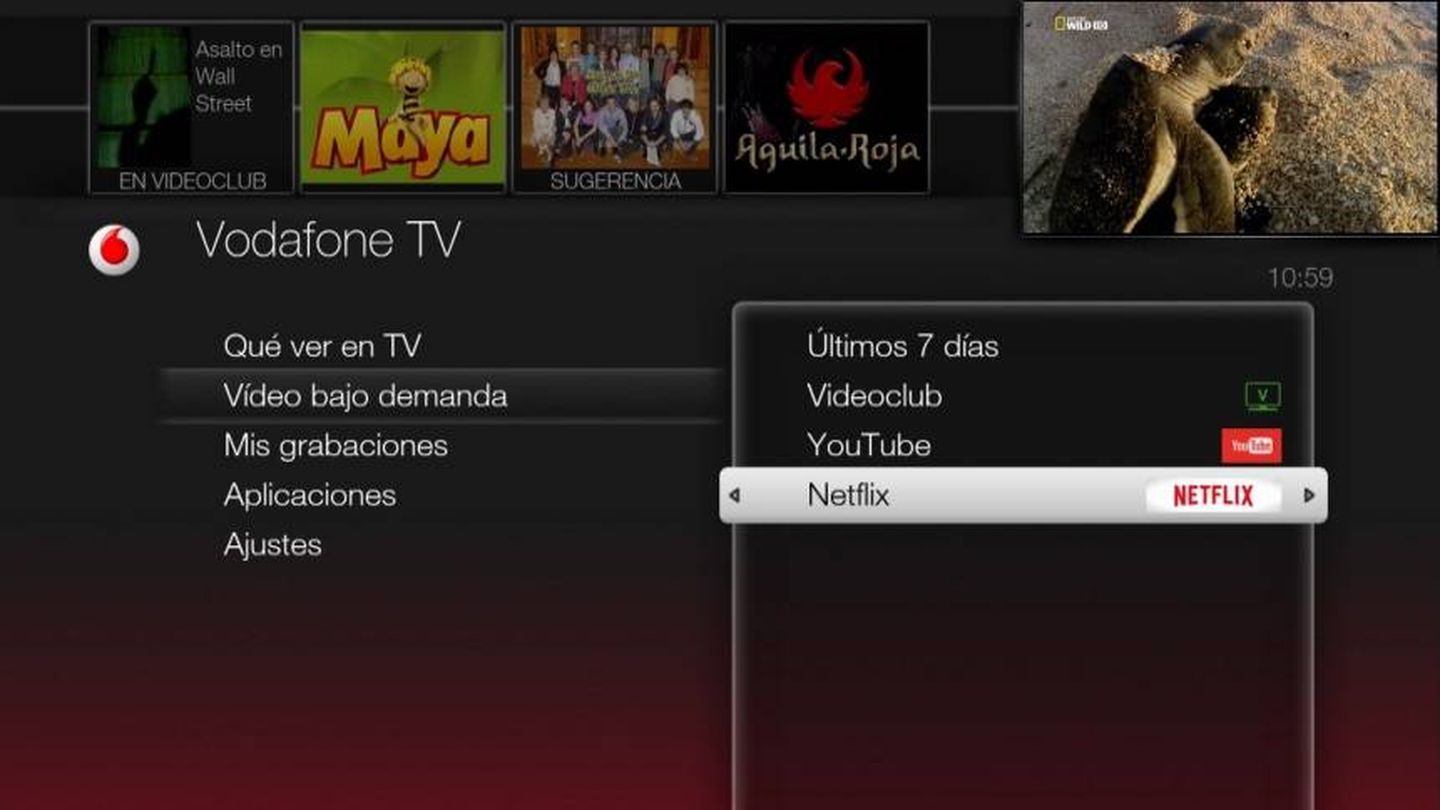 Asi es el sistema desarrollado para ver Netflix en Vodafone TV