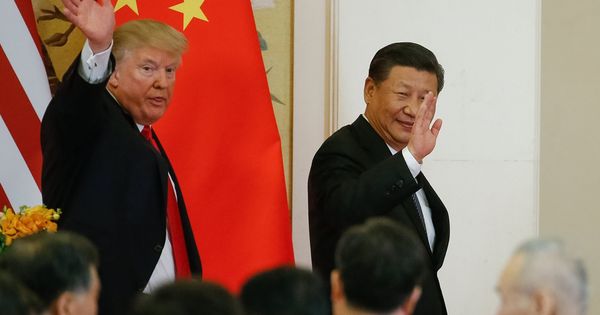 Foto: El presidente de los EEUU, Donald Trump (i), y su homólogo chino, Xi Jingping. (EFE)