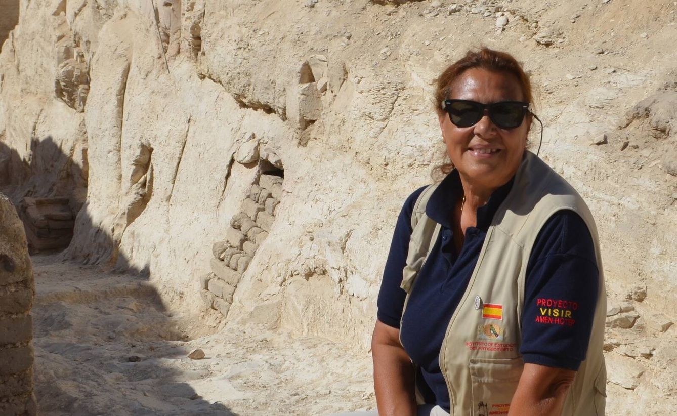 Teresa Bedman se especializó en egiptología por la Universidad de Mánchester. (Cortesía del IEAE)