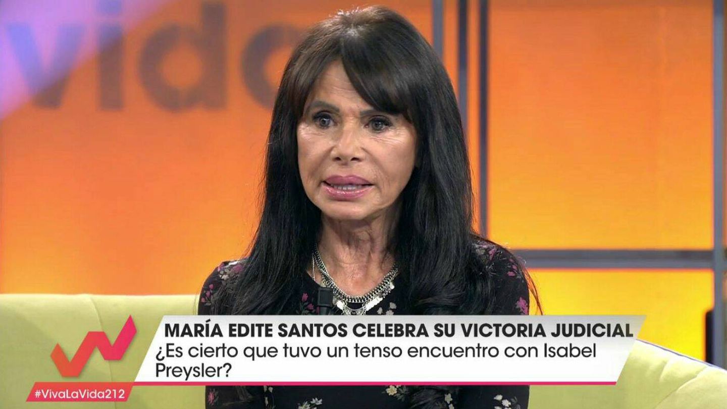 María Edite en 'Viva la vida'. (Mediaset)