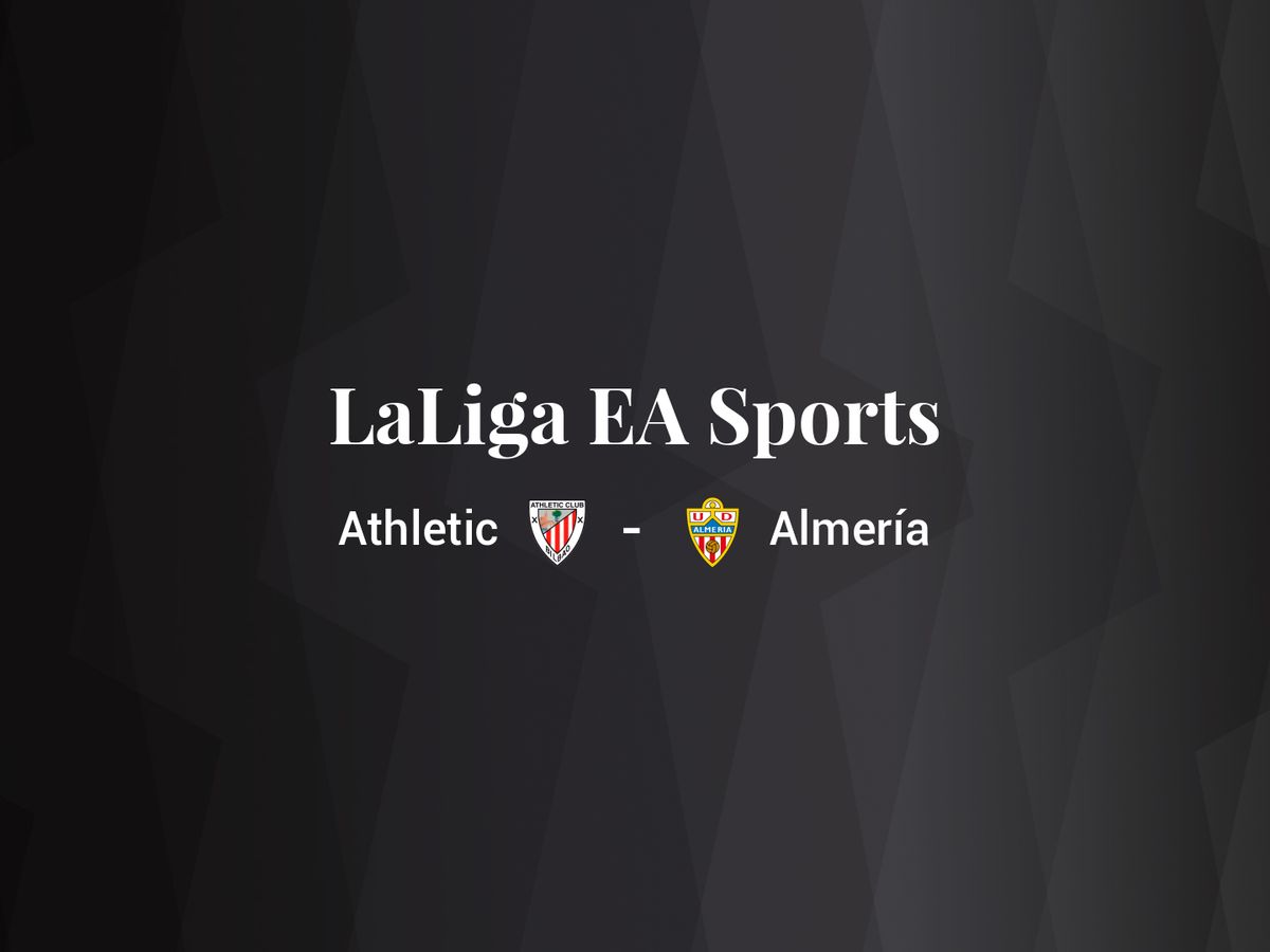 Foto: Resultados Athletic - Almería de LaLiga EA Sports (C.C./Diseño EC)