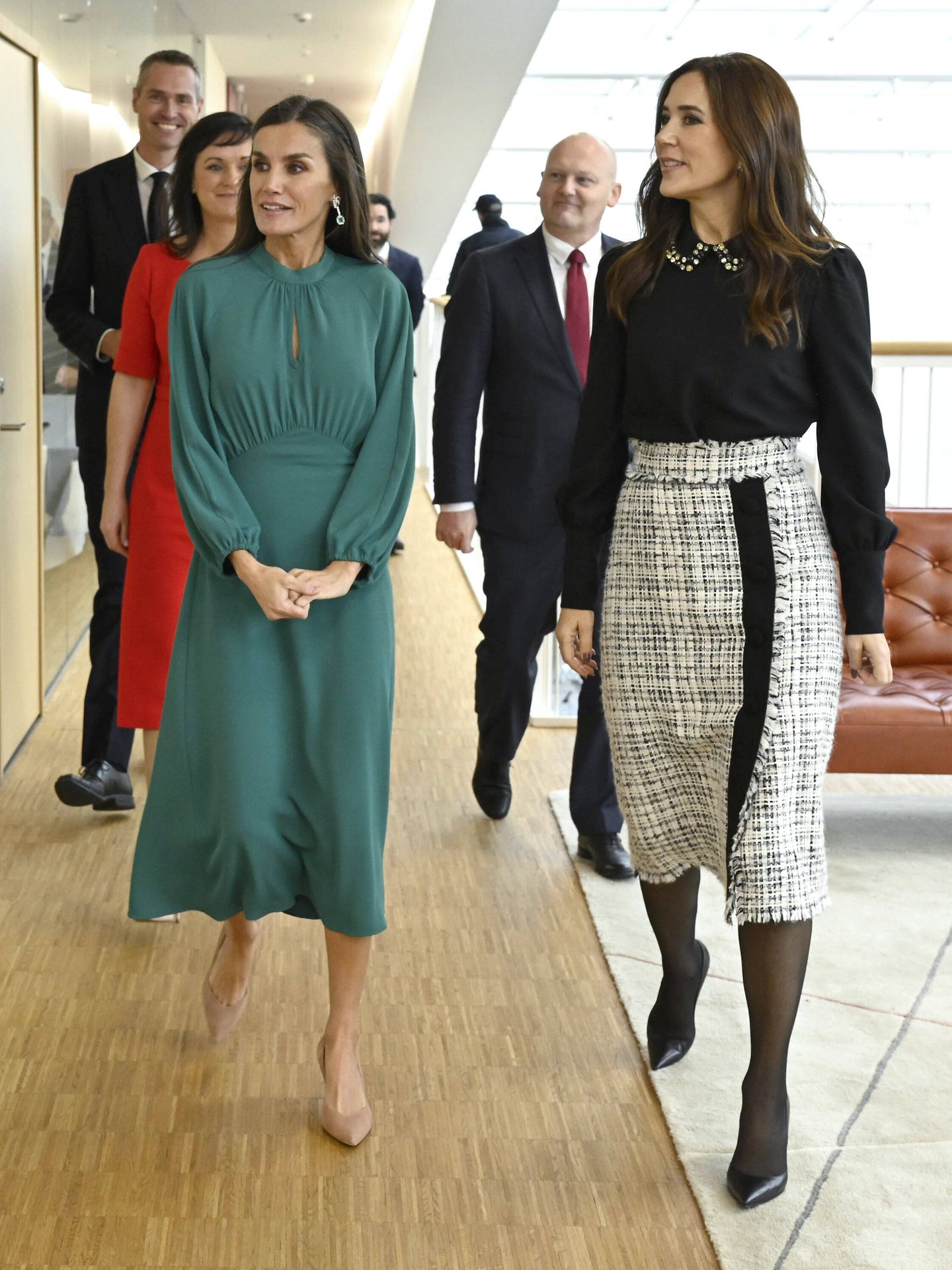 La reina Letizia y la princesa Mary, este martes en Copenhague. (Getty/Carlos Álvarez)