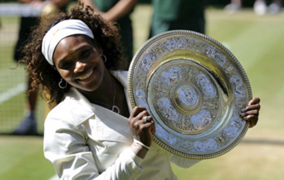 Foto: Serena Williams, campeona por tercera vez de Wimbledon