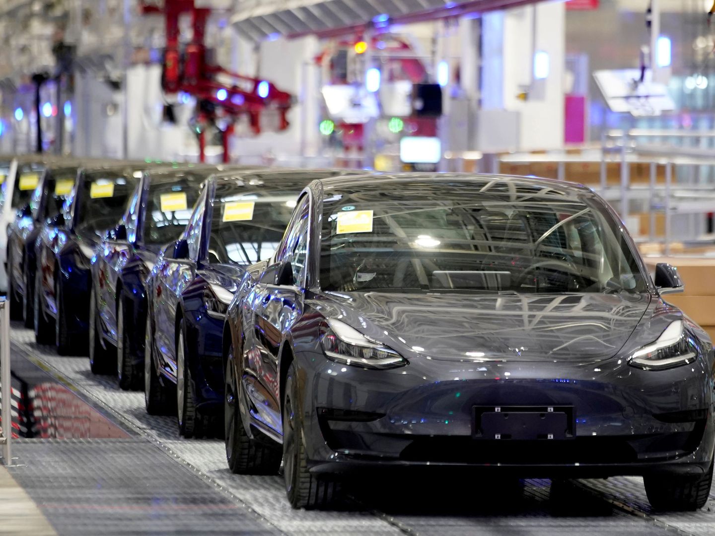Fábrica de coches de Tesla. (Reuters)