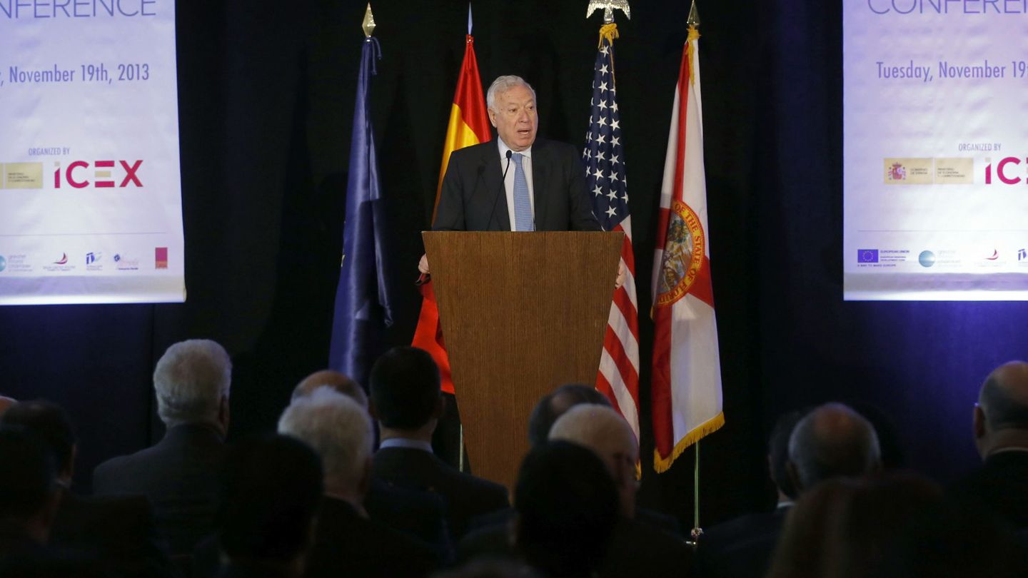 García-Margallo en un encuentro económico en Miami