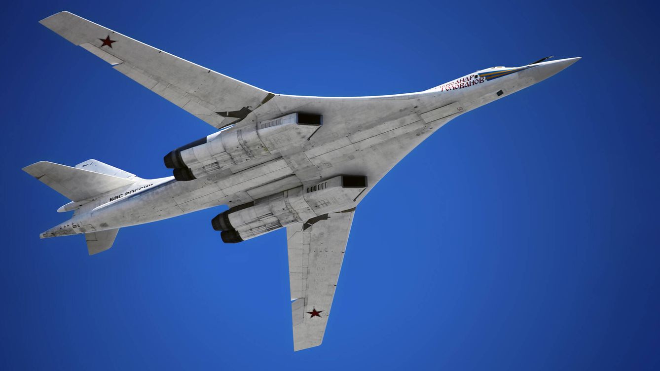 Foto: El Tupolev Tu-160, el bombardero nuclear clave para la triada nuclear de Vladímir Putin. (Vitaly V. Kuzmin/CC)