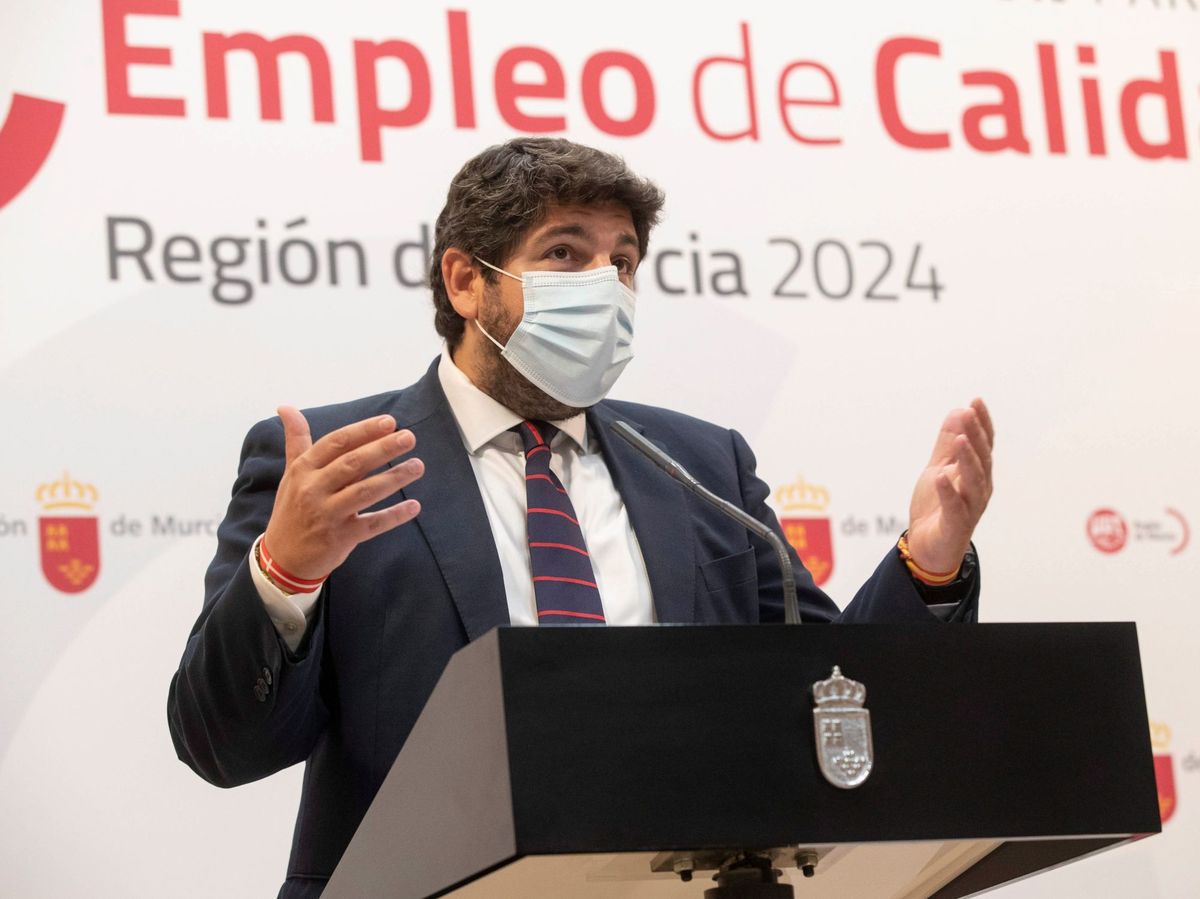 Foto: Fernando López Miras, presidente de la Región de Murcia. (EFE)