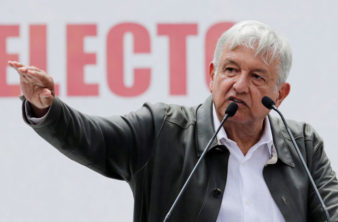 El presidente mexicano Andrés Manuel López Obrador habla a sus seguidores, el 29 de septiembre de 2018. (Reuters)