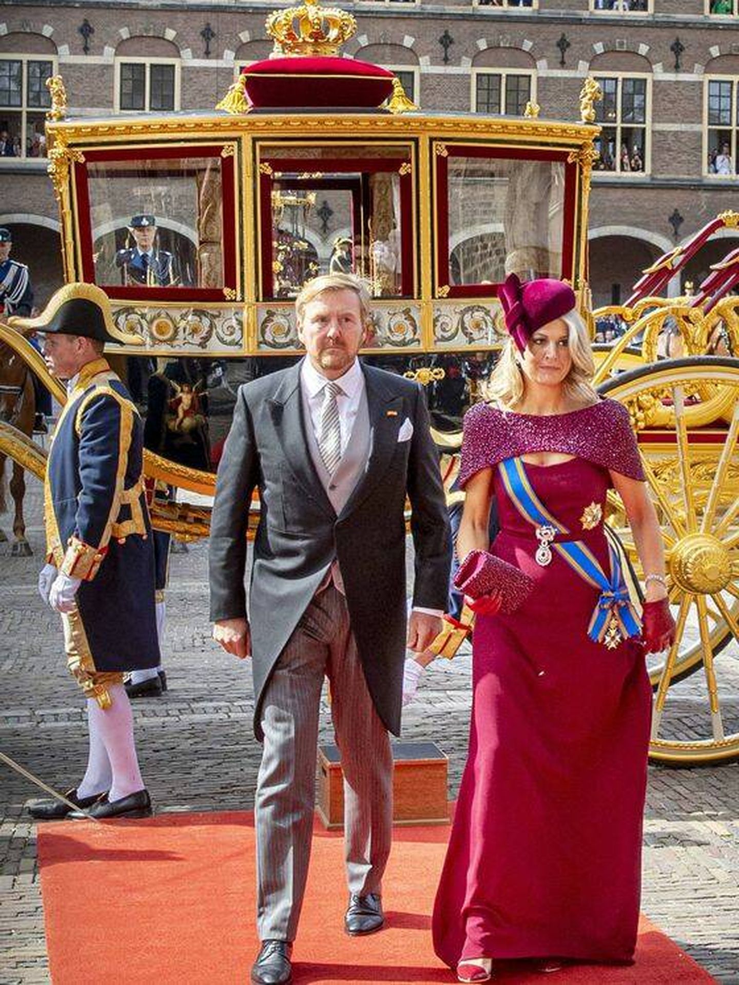  Los reyes de Holanda en 2019. (Getty)