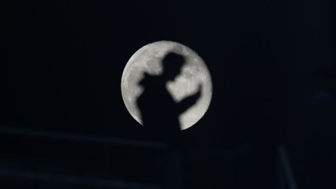 Foto de La luna antes del FC Barcelona vs. FC Oporto 