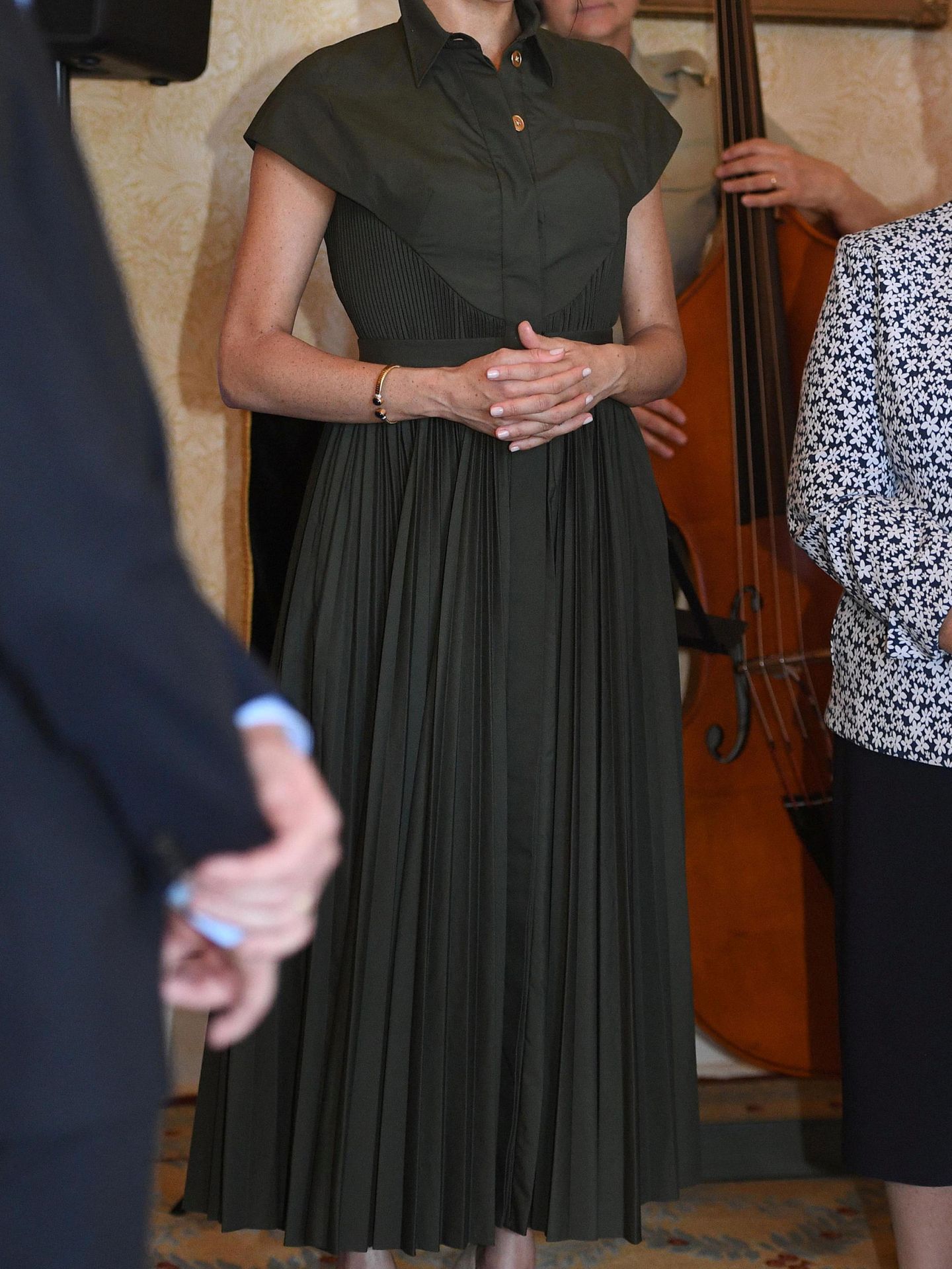 Segundo look de la duquesa. (Reuters)