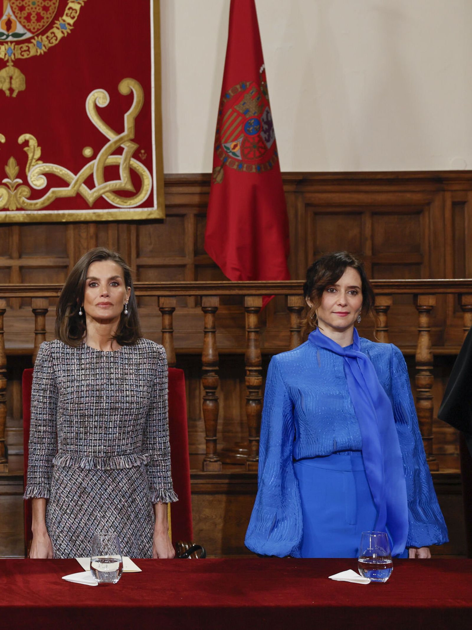 La reina Letizia y la presidenta de la Comunidad de Madrid, Isabel Díaz Ayuso. (EFE/ Ballesteros)