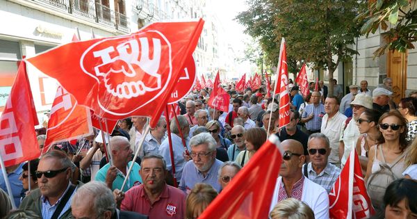 Foto: Manifestación por unas pensiones dignas en Madrid. (EFE)